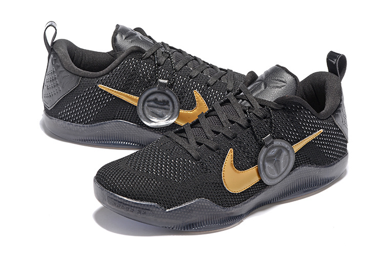 Nike Kobe 11 Black Gloden Basketabll Shoes